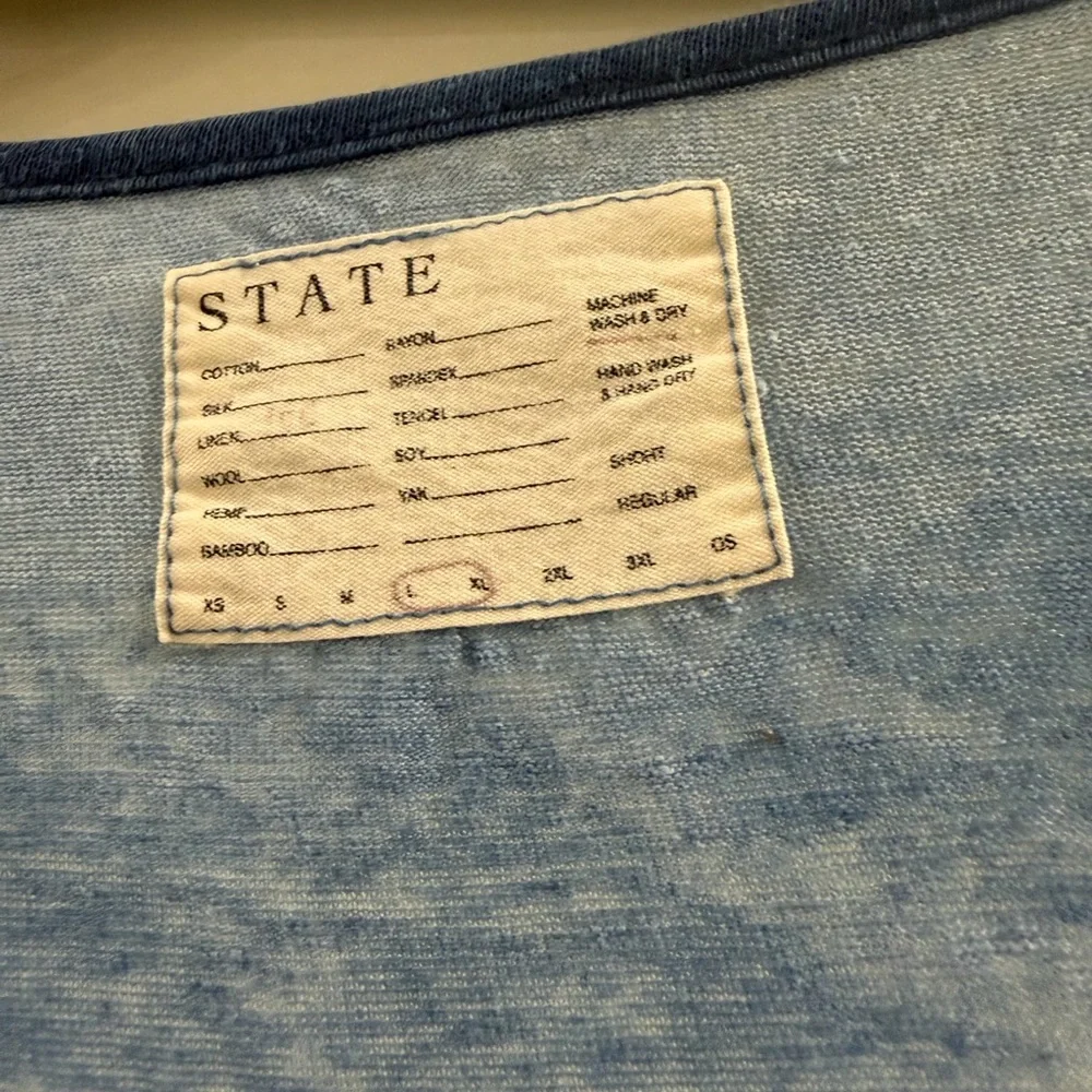 State the Label indigo linen tee - Picture 3 of 5
